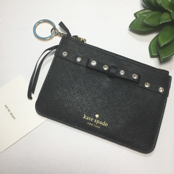 kate spade Handbags - NWT Kate Spade Laurel Way Jeweled Bitsy Wallet